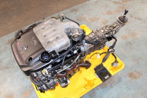 2003 2004 infiniti g35 3.5l v6 engine 6 speed manual rwd transmission ecu jdm vq35de #1