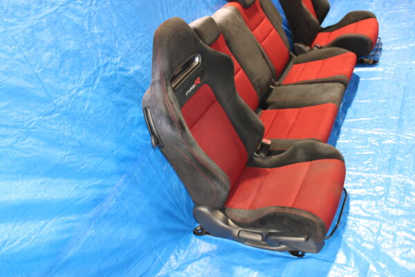 jdm 2007 2011 honda civic type r fn2 oem seats with rails front & rear k20a