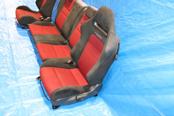 jdm 2007 2011 honda civic type r fn2 oem seats with rails front & rear k20a