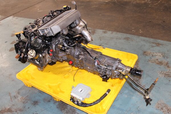 jdm 2005 subaru impreza wrx 2.0l dohc turbo avcs engine 5 speed transmission ecu ej205 ty754vb6aa